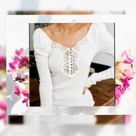 TOP Long Sleeve BOUTIQUE LACE Size: S - Picture 5 of 5